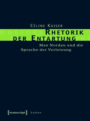 cover image of Rhetorik der Entartung